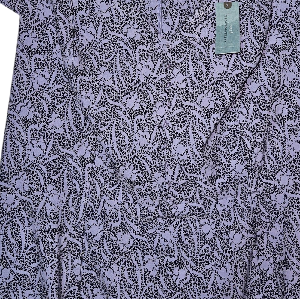 Anthropologie The Cecily Fit & Flare Sweetheart Dress by Maeve Size 1X, NWT - Picture 8 of 14